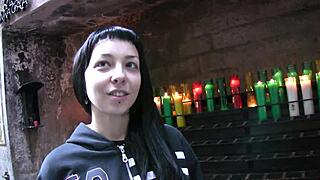 fucking a teen in public near a monastery