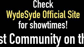 Stripper Allison Moore gets dicked hard with huge clit exposed in deepthroat