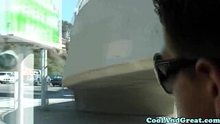 Man, this babe just can't get enough of outdoor sex!