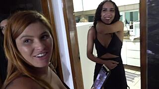 When the crossdressing lesbians gather for outdoor group fun, the swingers party heats up