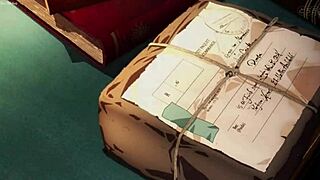 In hentai, penis extender fucks pink-haired girl passionately