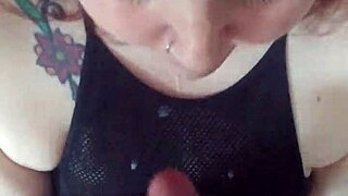 Cum On Slutty Girlfriend's Tits