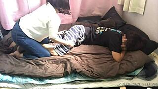 Japanese Amateur Couple Caught in Everyday POV Blowjob Action.