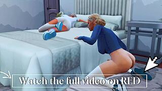 Hey, Wanna See Futa Stepmom Seduce Daughter in Sims 4 Anime?