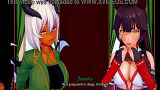 In HG Champion of Realms P6, Meet the Hellhound Girl with BIG TITS