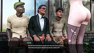 Group Gangbang In Greenhouse With Blowjobs And Banging