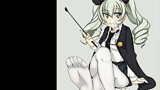 anime feet jerk off challenge 3