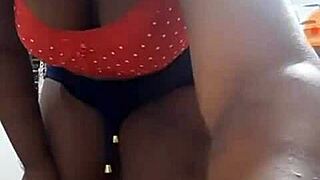 Morena dances seductively in video one