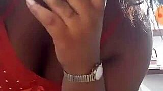 Morena dances seductively in video one