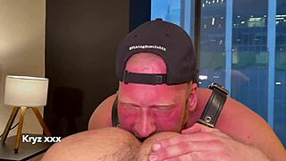 Muscle Dude Barebacks My Hairy Hole, Cum in Mouth