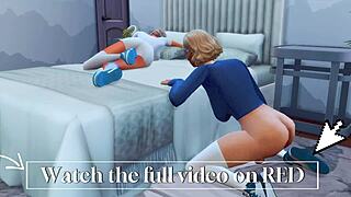 Hey, Wanna See Futa Stepmom Seduce Daughter in Sims 4 Anime?