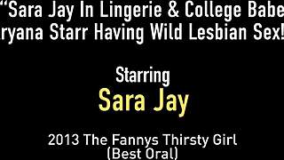 sara jay in lingerie detailed scene