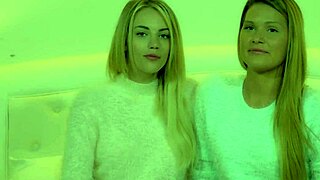 Abby Cross and Blake Eden Model Lesbian Passion. 4K Scene Builds to Intense Fucking.