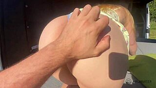 Wow, Chubby Maja Gets Pounded Hard in Camper Van Summer Fuck!