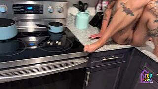 Bratty stepdaughter gets what she deserves from daddy!