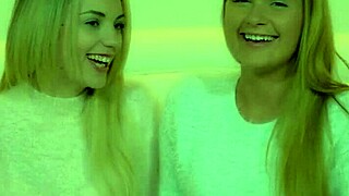 Abby Cross and Blake Eden Model Lesbian Passion. 4K Scene Builds to Intense Fucking.