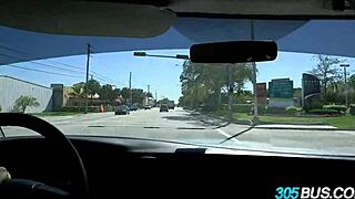 Sara Jay's huge ass drilled on the 305bus 2 1!