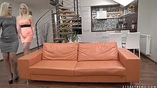 hey, check these blonde lesbians fisting hard - dido angel and julia parker! 😍