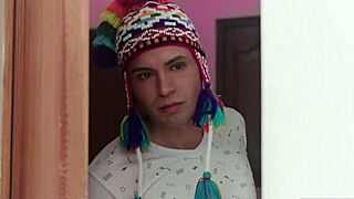 hermanastros caught fucking secretly after peruvian pollada event in wild session