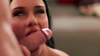 Take A Break With This Brunette Blowjob