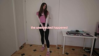 My girlfriend chose the easy path with hardcore action. Monster cock overwhelmed her.