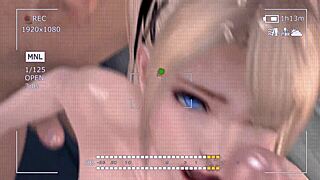 3D animated petite woman enjoys sex in 3D animation