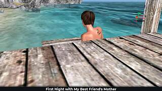 isn't this cute girl masturbating on the beach with fingers and banana?