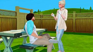 stepbrother craves huge dick in ass for rough facefuck in anime hentai