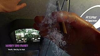 Hot black haired babe wants to dance before i fuck her huge tits in name88s triangle 01