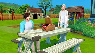 stepbrother craves huge dick in ass for rough facefuck in anime hentai