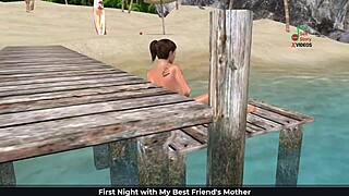 isn't this cute girl masturbating on the beach with fingers and banana?