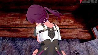 Feeling Intense Ahegao Pleasure As Kafka Fucks Hard In POV Hentai Fantasy