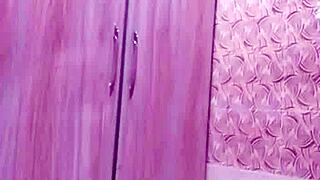 pakistani aunty enjoys bathroom sex with her nephew