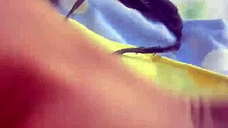 Thick prostitute in public outdoor pussy fingered to cum