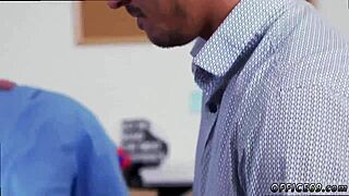 Straight guy tries gay sex for the first time to earn his bonus!