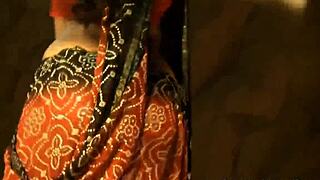 Wow! Erotic chemistry in this brunette's teasing striptease is pure fire!