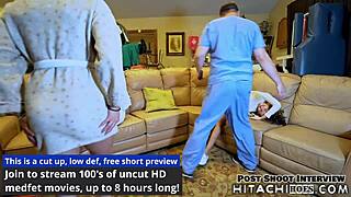 Two Nurses Assist Aria Nicole in Orgasm Research Study Documented by Doctor Tampa