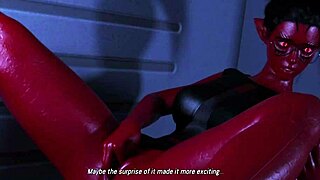 i love watching busty alien reporter finger herself on commute