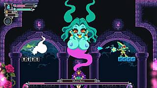 Flip Witch Pixel Hentai Game Ep 13 Features Monster Cock Titjob.