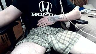 Big Cumshot During Masturbation Orgasm with Amateurs