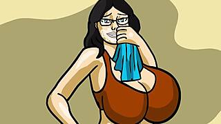 Pawg Stripper Encounters Trouble in Cartoon Anime