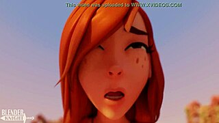 Wendy Takes A Dipper By The Pool In Blenderknight Lewdheart Parody