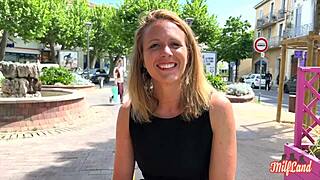 i, julie milf, am a slutty french coquine seeking pleasure part 1 with small tits.