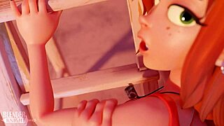 Wendy Takes A Dipper By The Pool In Blenderknight Lewdheart Parody