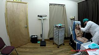 ava siren and angel santana's first gyno exam with doctor tampa and nurse aria nicole's gloved hands