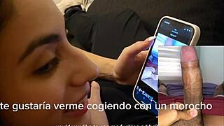 My girlfriend reacts to my friends' big cocks.