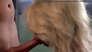 blonde honey feels overwhelming pleasure sucking that monster cock, her emotions swirling as she swallows every drop