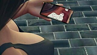 Girlfriend fucks officer in front of bf, creampie in public office with big black cock.