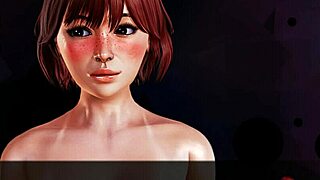 Trgovski center varnostnik gleda MILF, ki se prikrade v garderobo z več oblačili