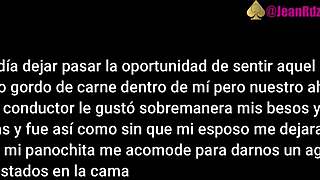 Horny trip in uber with fat milf